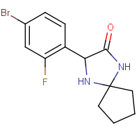 3-(4-Bromo-2-fluorophenyl)-1,4-diazaspiro[4.4]nonan-2-one