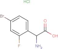 2-Amino-2-(4-bromo-2-fluorophenyl)acetic acid hydrochloride