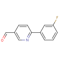 6-(3-Fluorophenyl)-3-pyridinecarbaldehyde