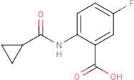 2-[(Cyclopropylcarbonyl)amino]-5-fluorobenzoic acid