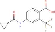 4-[(Cyclopropylcarbonyl)amino]-2-(trifluoromethyl)benzoic acid