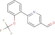 6-[2-(Trifluoromethoxy)phenyl]-3-pyridinecarbaldehyde