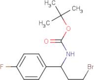 1-(Boc-amino)-3-bromo-1-(4-fluorophenyl)propane