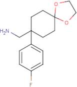 1-[8-(4-Fluorophenyl)-1,4-dioxaspiro[4.5]dec-8-yl]methanamine