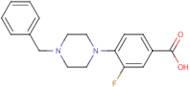 4-(4-Benzyl-1-piperazinyl)-3-fluorobenzoic acid