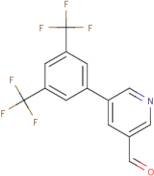 5-[3,5-Bis(trifluoromethyl)phenyl]-3-pyridinecarbaldehyde