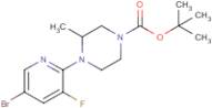 1-Boc-4-(5-bromo-3-fluoro-2-pyridyl)-3-methylpiperazine