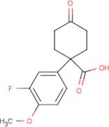 1-(3-Fluoro-4-methoxyphenyl)-4-oxocyclohexanecarboxylic acid