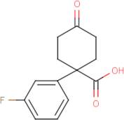 1-(3-Fluorophenyl)-4-oxocyclohexanecarboxylic acid