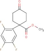 Methyl 4-Oxo-1-(2,4,5-trifluorophenyl)cyclohexanecarboxylate