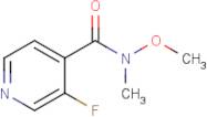 3-Fluoro-N-methoxy-N-methylisonicotinamide