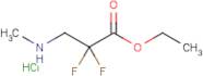 Ethyl 2,2-Difluoro-3-(methylamino)propanoate hydrochloride