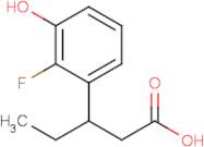 3-(2-Fluoro-3-hydroxyphenyl)pentanoic acid