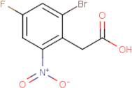 2-(2-Bromo-4-fluoro-6-nitrophenyl)acetic acid