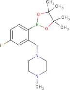 4-Fluoro-2-[(4-methyl-1-piperazinyl)methyl]phenylboronic acid Pinacol Ester