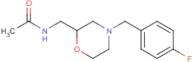 N-[[4-(4-Fluorobenzyl)-2-morpholinyl]methyl]acetamide