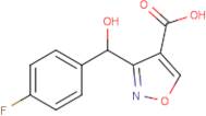 3-[(4-Fluorophenyl)(hydroxy)methyl]isoxazole-4-carboxylic acid