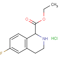 Ethyl 6-Fluoro-1,2,3,4-tetrahydro-isoquinoline-1-carboxylate hydrochloride