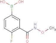 4-Fluoro-3-[(methoxyamino)carbonyl]benzeneboronic acid