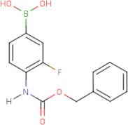 4-Amino-3-fluorobenzeneboronic acid, N-CBZ protected