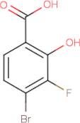4-Bromo-3-fluoro-2-hydroxybenzoic acid
