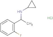 N-[1-(2-Fluorophenyl)ethyl]cyclopropanamine hydrochloride