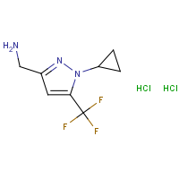 3-(Aminomethyl)-1-(cyclopropyl)-5-(trifluoromethyl)-1H-pyrazole dihydrochloride