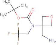 tert-Butyl N-[3-(aminomethyl)oxetan-3-yl]-N-(2,2,2-trifluoroethyl)carbamate