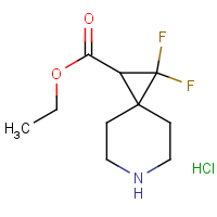 Ethyl 2,2-difluoro-6-azaspiro[2.5]octane-1-carboxylate hydrochloride