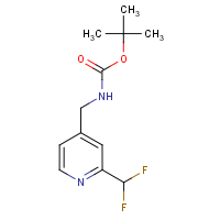 4-(Aminomethyl)-2-(difluoromethyl)pyridine, 4-BOC protected