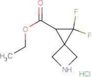 Ethyl 2,2-difluoro-5-azaspiro[2.3]hexane-1-carboxylate hydrochloride