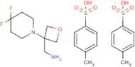 [3-(4,4-Difluoro-1-piperidyl)oxetan-3-yl]methanamine ditosylate