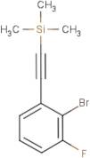 2-Bromo-3-fluorophenylacetylene, TMS protected