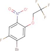 4-Bromo-5-fluoro-2-(2,2,2-trifluoroethoxy)nitrobenzene