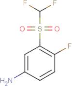 3-[(Difluoromethyl)sulphonyl]-4-fluoroaniline