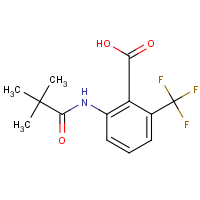 2-(2,2-Dimethylpropanoylamino)-6-(trifluoromethyl)benzoic acid