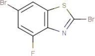 2,6-Dibromo-4-fluoro-1,3-benzothiazole