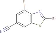 2-Bromo-4-fluoro-1,3-benzothiazole-6-carbonitrile