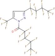 3(5)-(Nonafluoro-1-butyl)-1-(nonafluoropentanoyl)-5(3)-(trifluoromethyl)pyrazole