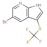 5-Bromo-3-(trifluoromethylthio)-7-aza-indole