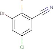 3-Bromo-5-chloro-2-fluorobenzonitrile