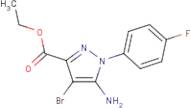 Ethyl 5-amino-4-bromo-1-(4-fluorophenyl)pyrazole-3-carboxylate