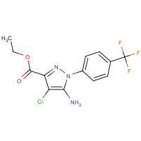 Ethyl 5-amino-4-chloro-1-[4-(trifluoromethyl)phenyl]pyrazole-3-carboxylate