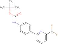 tert-Butyl N-[4-[6-(difluoromethyl)-2-pyridyl]phenyl]carbamate