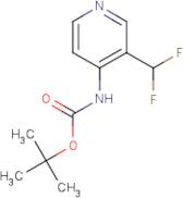 tert-Butyl N-[3-(difluoromethyl)-4-pyridyl]carbamate