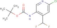 tert-Butyl N-[6-chloro-4-(difluoromethyl)-3-pyridyl]carbamate