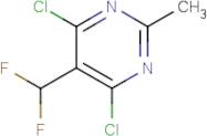 4,6-Dichloro-5-(difluoromethyl)-2-methyl-pyrimidine