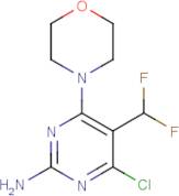 4-Chloro-5-(difluoromethyl)-6-morpholino-pyrimidin-2-amine