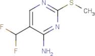 5-(Difluoromethyl)-2-methylsulfanyl-pyrimidin-4-amine