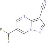 6-(Difluoromethyl)pyrazolo[1,5-a]pyrimidine-3-carbonitrile